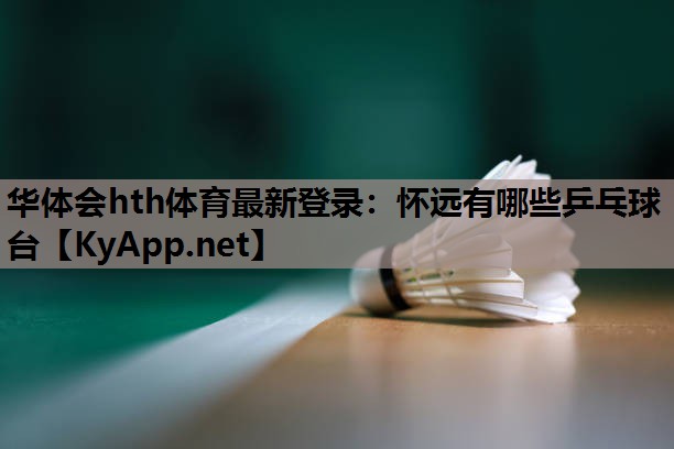 怀远有哪些乒乓球台 怀远有哪些乒乓球台
