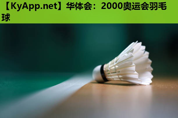 2000奥运会羽毛球 2000奥运会羽毛球